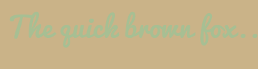 Image with Font Color A7BF93 and Background Color CAB388